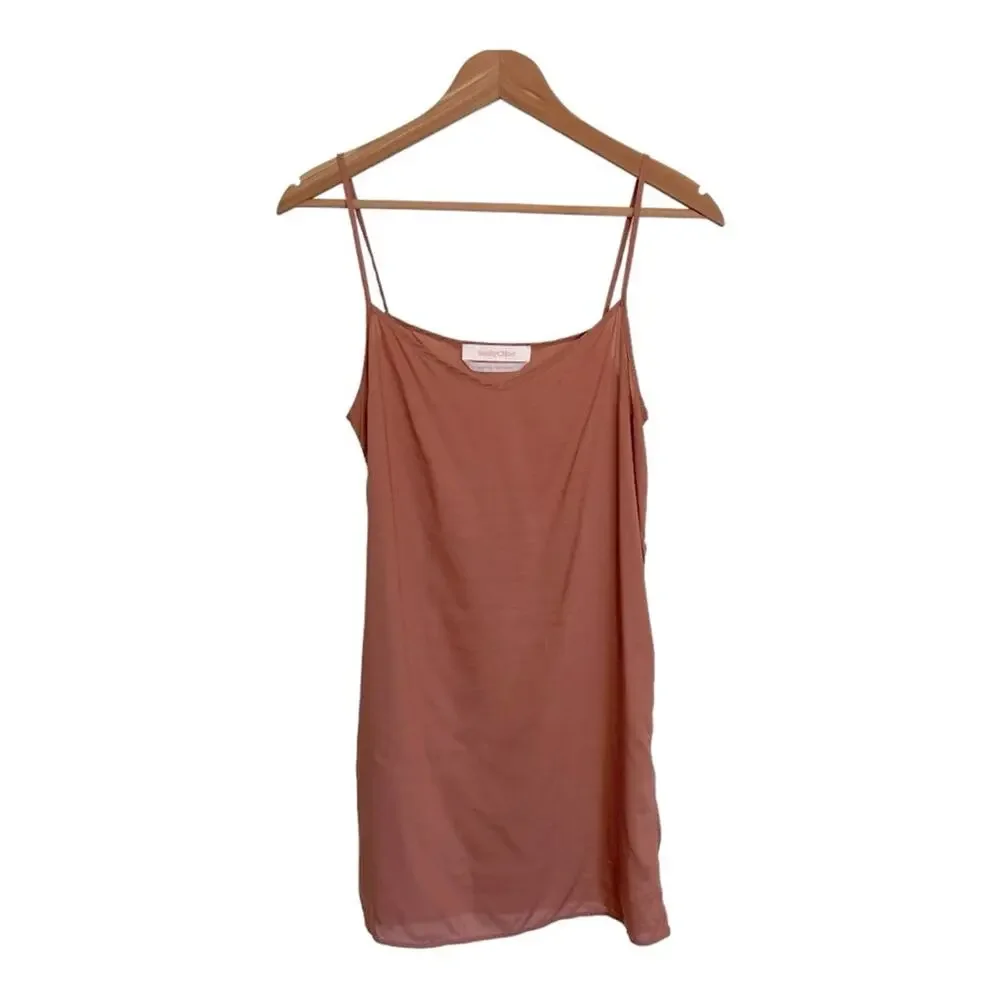 See by Chloe Dusty Pink Bow Tie Shift Mini Dress Size 36 US 4
